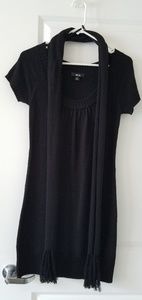 Little black sweater dress